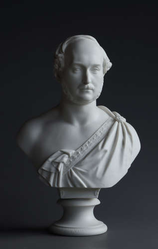 A Copeland Parian bust of Prince Albert
