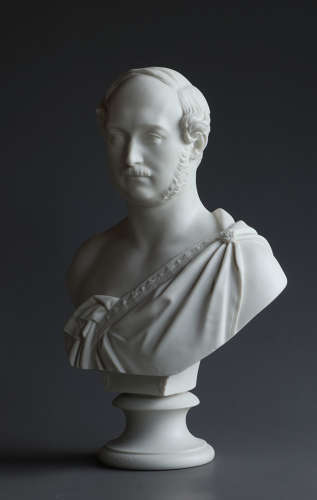A Copeland Parian bust of Prince Albert