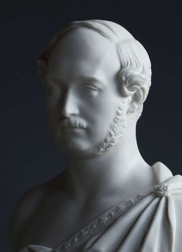 A Copeland Parian bust of Prince Albert