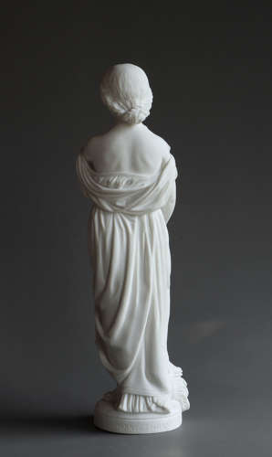 A lovely Minton Parian figure of Princess Louise as Plenty