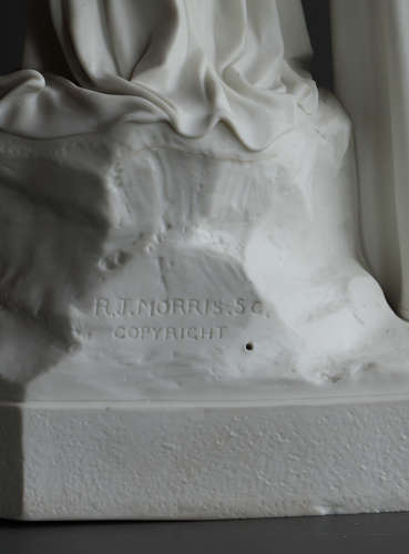 A large Parian group of Dante & Beatrice by Robinson & Leadbeater