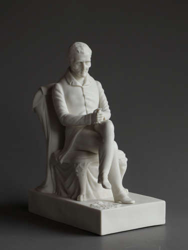 An Alcock Parian figure of the Duke of Wellington