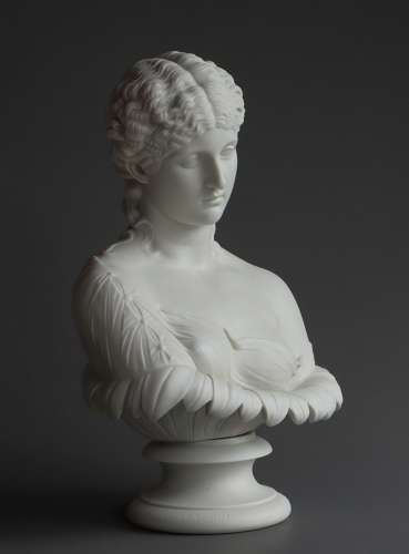 A Parian bust of Clytie, probably by Copeland
