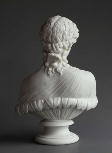 A Parian bust of Clytie, probably by Copeland