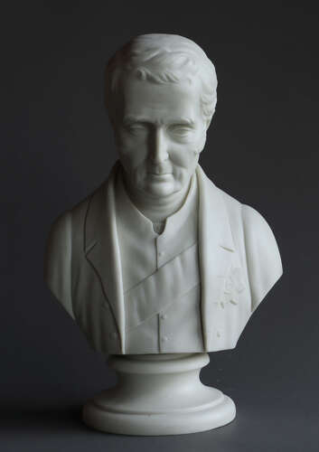 A good Parian bust of the Duke of Wellington