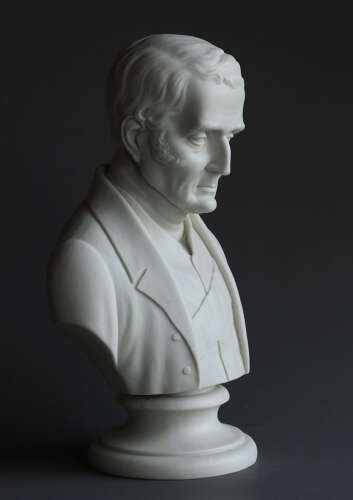 A good Parian bust of the Duke of Wellington