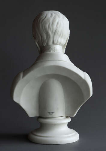 A good Parian bust of the Duke of Wellington