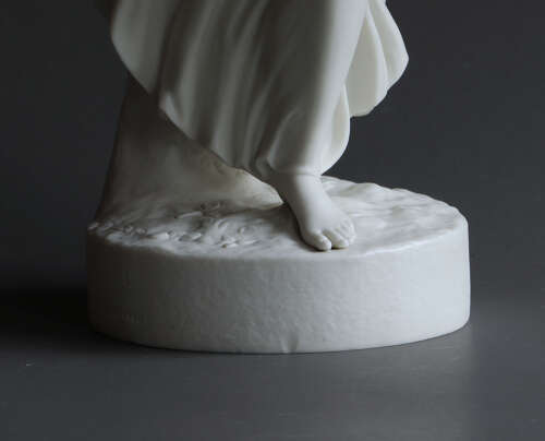A good Parian figure of L’Allegro by Copeland