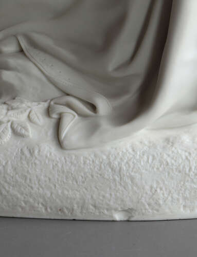 A fine Copeland Parian group of Emily and the White Doe
