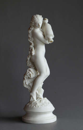 A good Parian figure of Morning Dew by Robinson & Leadbeater