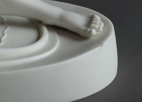A good Parian figure of the Dying Gaul or Gladiator