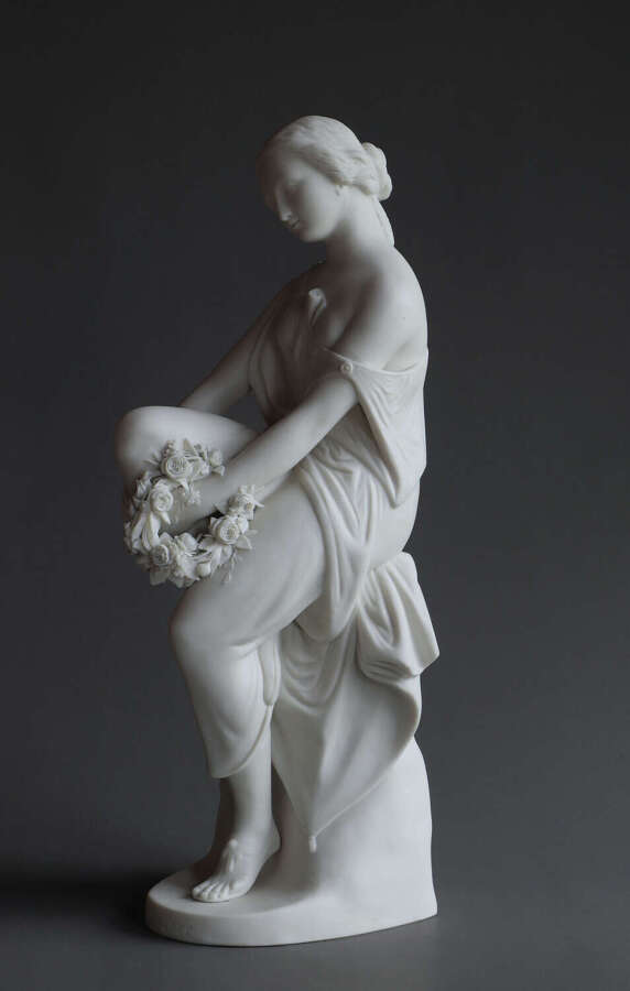 A Minton Parian figure of Lalage