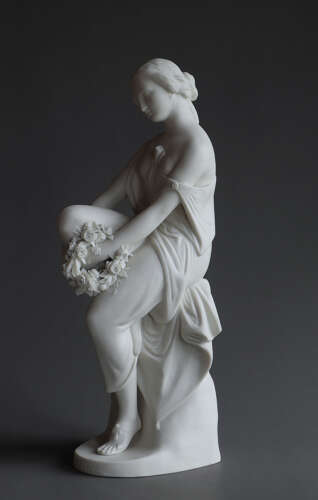 A Minton Parian figure of Lalage