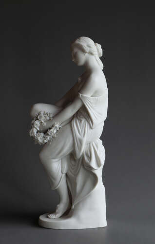 A Minton Parian figure of Lalage