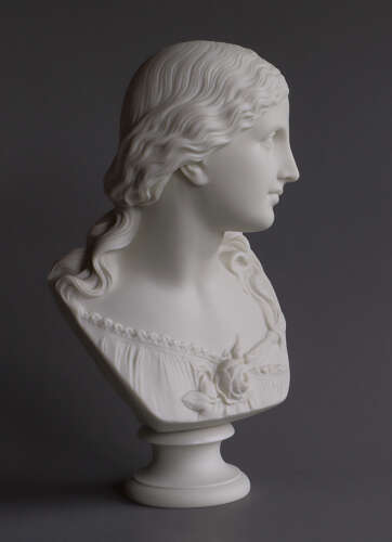 Copeland Parian bust of 'Love' by Monti
