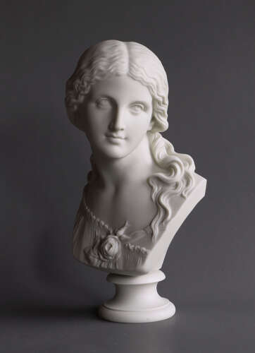 Copeland Parian bust of 'Love' by Monti