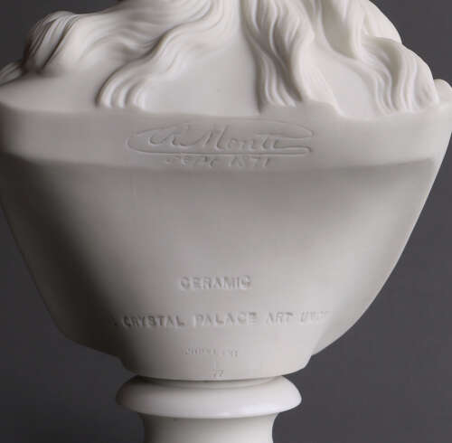 Copeland Parian bust of 'Love' by Monti